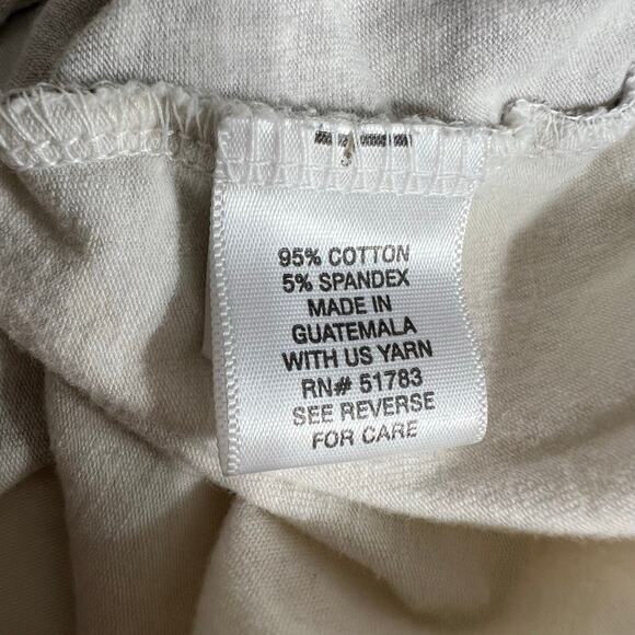 Maurices Womens Strapless Bandeau Tank Top with Shelf Bra Cream Silver Medium - Picture 10 of 11